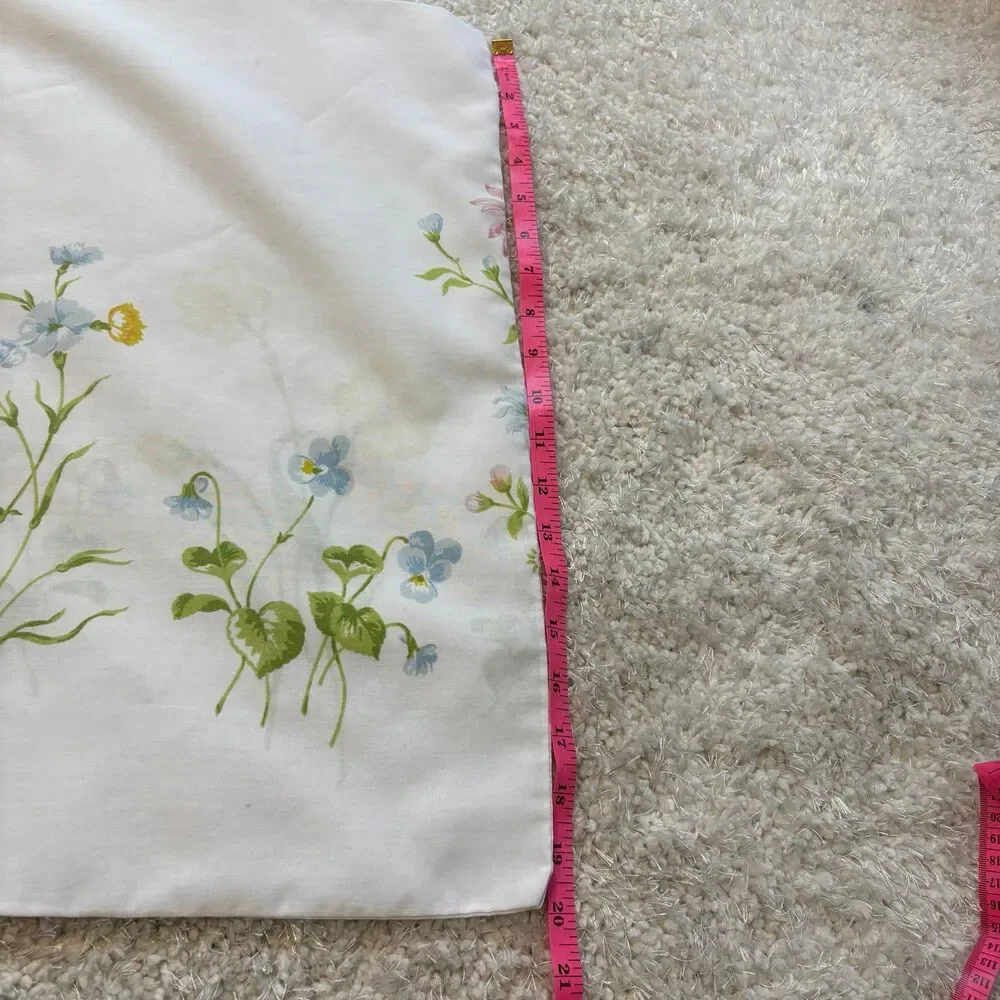 King Pillowcase Cottage core Wildflowers